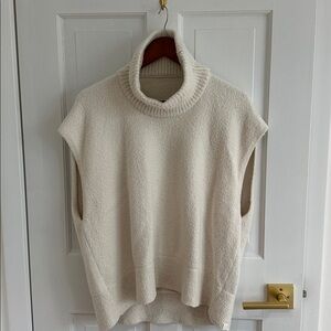Lululemon Cowl Neck Boucle Sweater Vest size S